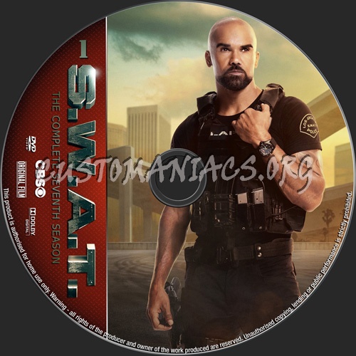 SWAT Season 7 dvd label