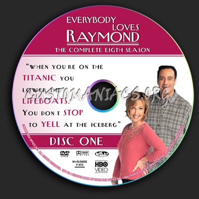 Season 8 - 4 Disc Set dvd label