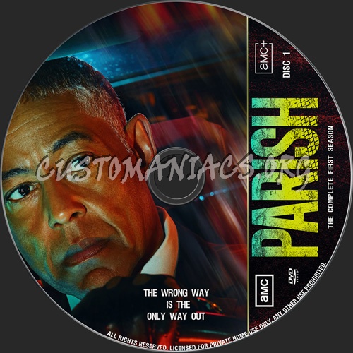 Parish Season 1 dvd label
