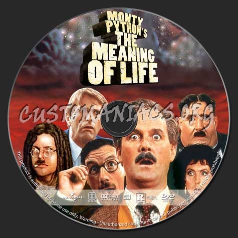 Monty Pythons The Meaning of Life dvd label