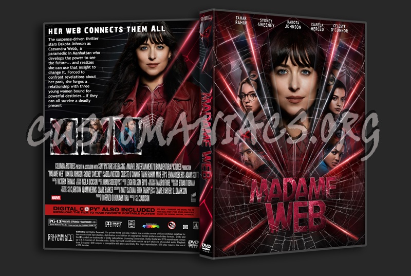 Madame Web dvd cover
