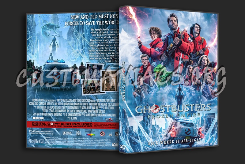 Ghostbusters Frozen Empire dvd cover