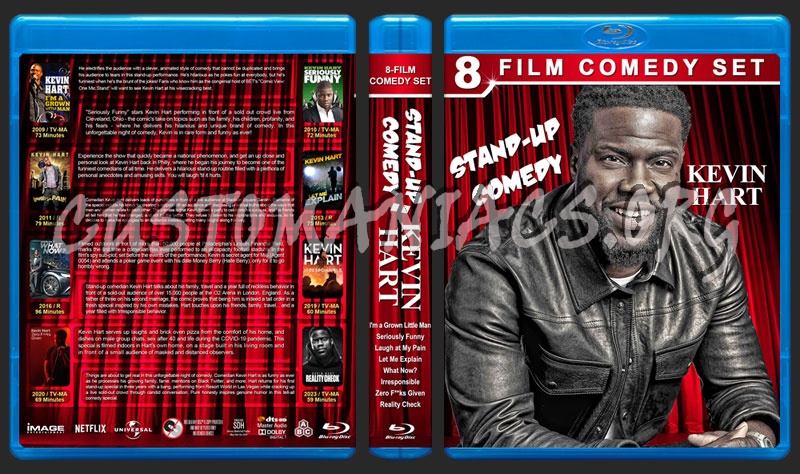 Kevin Hart Stand Up Comedy Collection blu-ray cover