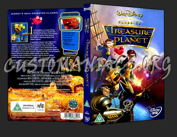 Treasure Planet dvd cover