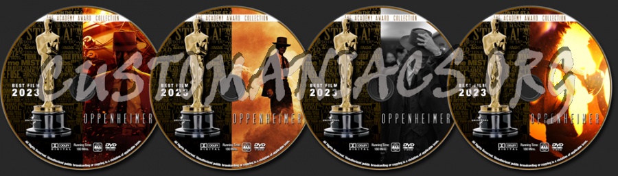 Academy Awards Collection - Oppenheimer dvd label