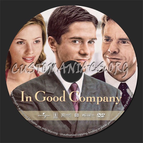 In Good Company dvd label