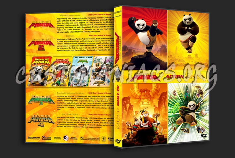 Kung Fu Panda 4-Pack dvd cover