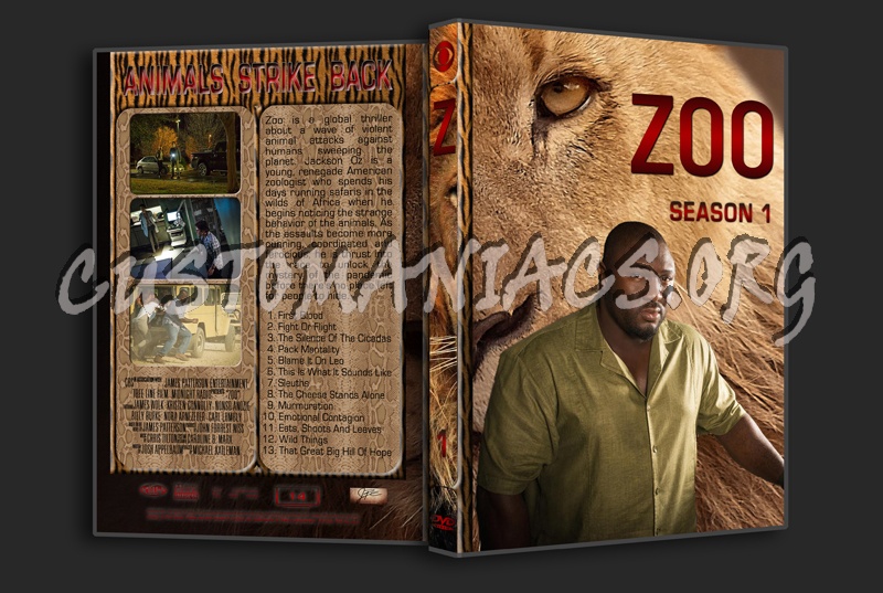 Zoo (2015-2017) Complete series with spine dvd cover