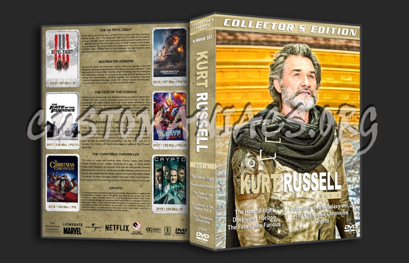 Kurt Russell - Set 5 (2015-2019) dvd cover