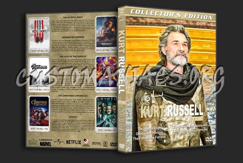 Kurt Russell - Set 5 (2015-2019) dvd cover