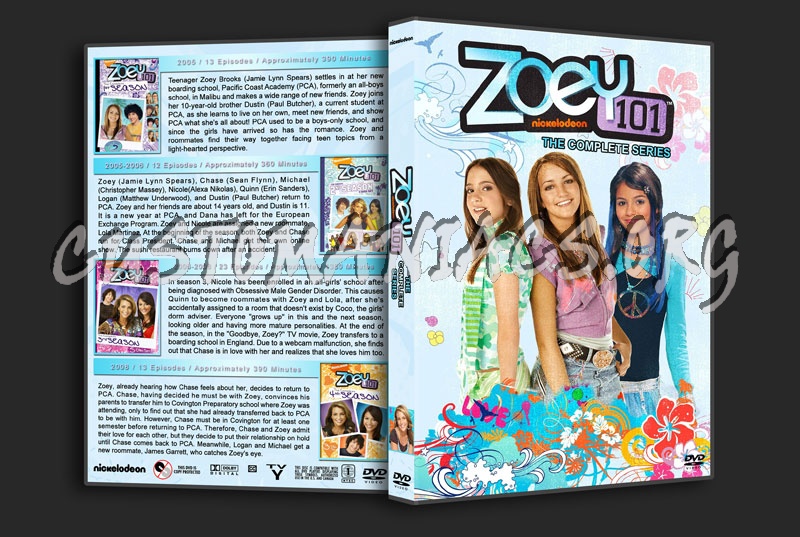 Zoey 101: The Complete Series dvd cover