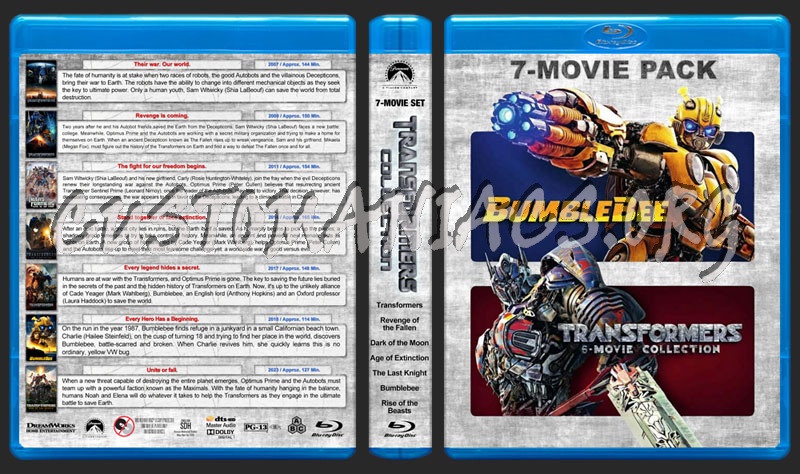 Transformers Collection (7) blu-ray cover