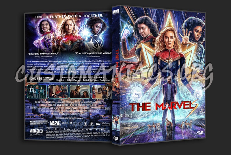 The Marvels dvd cover