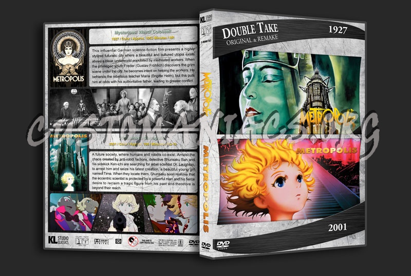 Metropolis Double Feature dvd cover