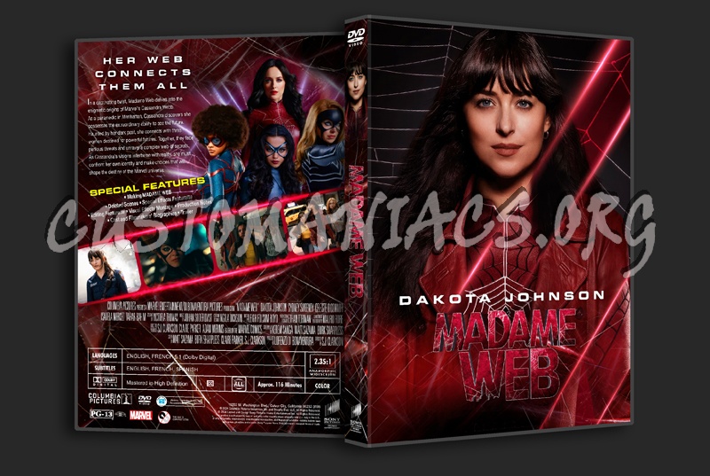 Madame Web dvd cover