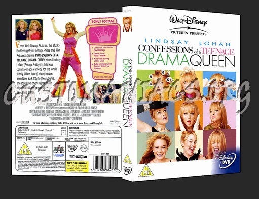 Confessions Of A Teenage Drama Queen dvd cover