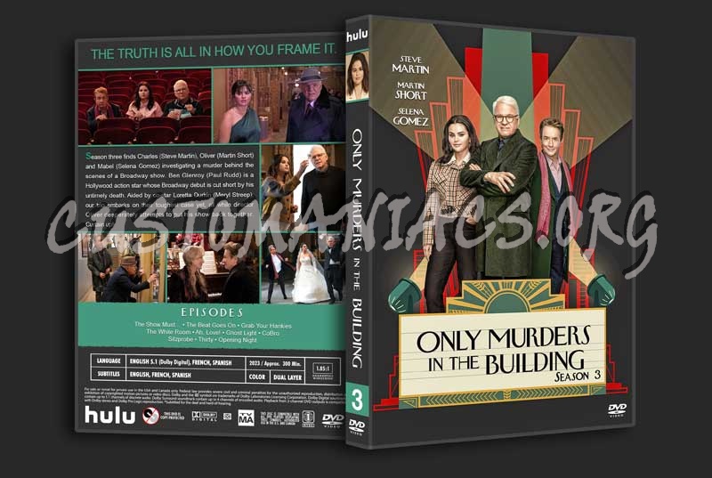 Only Murders In The Building - Season 3 dvd cover
