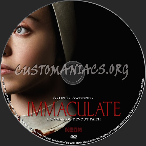 Immaculate dvd label