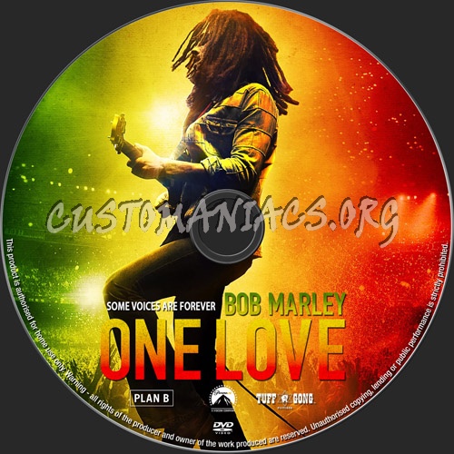 Bob Marley:One Love dvd label
