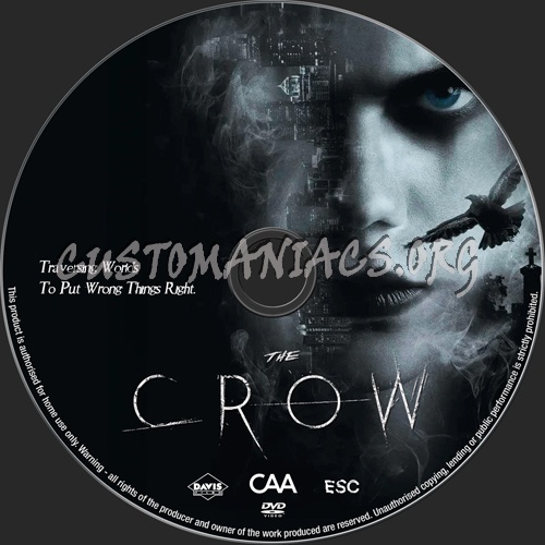 The Crow (2024) dvd label