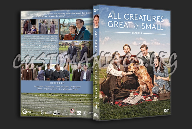 All Creatures Great & Small - Season 4 dvd cover
