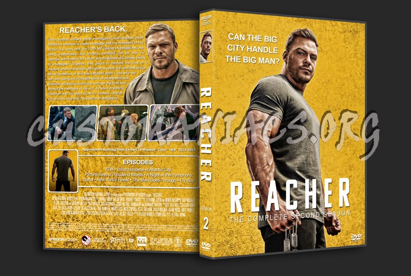 Reacher - Season 2 dvd cover
