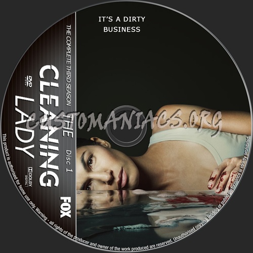 The Cleaning Lady Season 3 dvd label