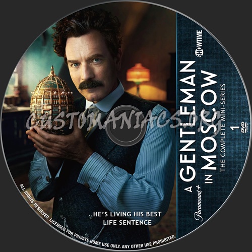 A Gentleman In Moscow Season 1 dvd label
