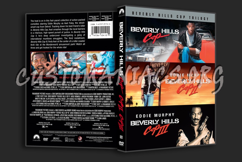 Beverly Hills Cop Trilogy dvd cover