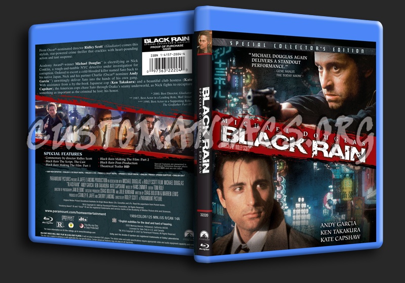 Black Rain blu-ray cover