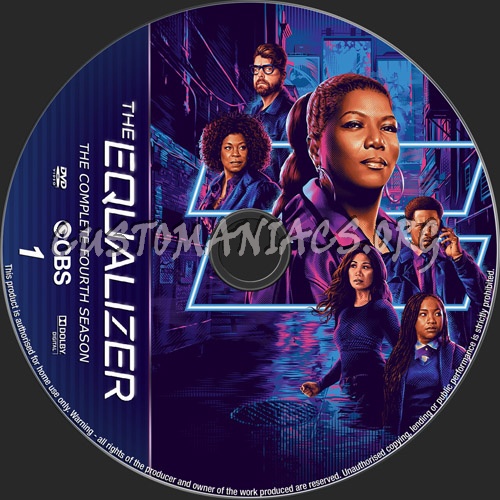 The Equalizer Season 4 dvd label