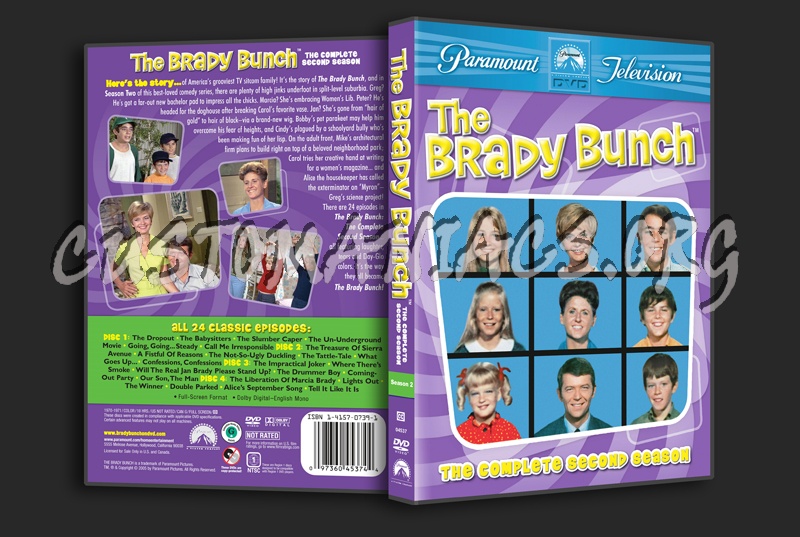 The Brady Bunch Season 2 dvd cover