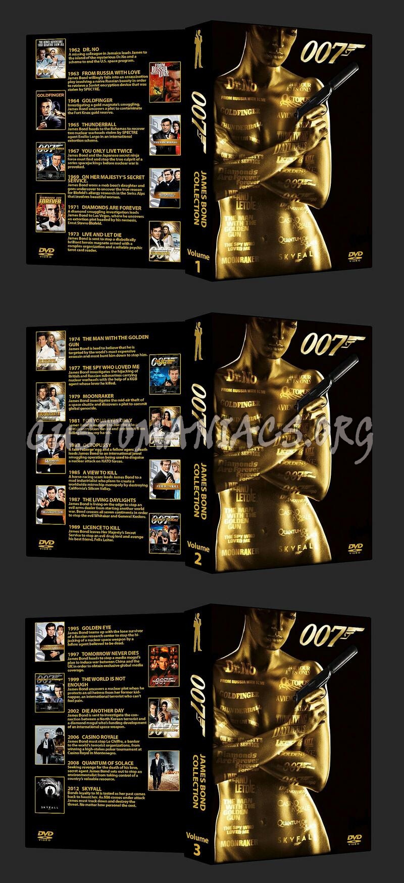 James Bond Collection dvd cover