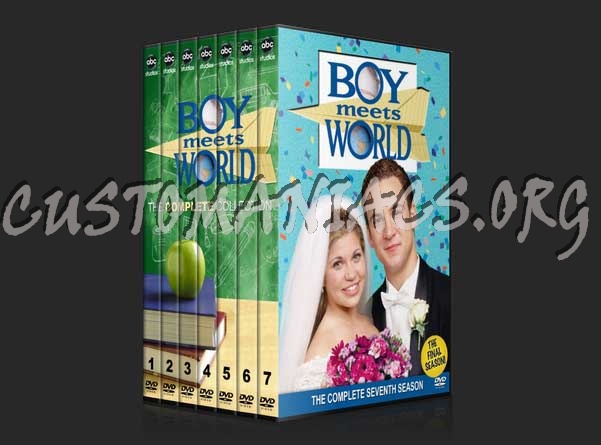 Boy Meets World - The Complete Series (spanning spine) dvd cover