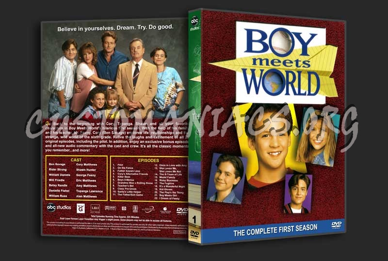 Boy Meets World - The Complete Series (spanning spine) dvd cover