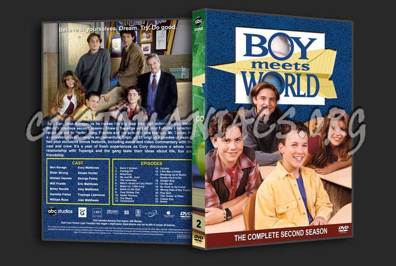 Boy Meets World - The Complete Series (spanning spine) dvd cover