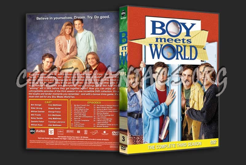 Boy Meets World - The Complete Series (spanning spine) dvd cover