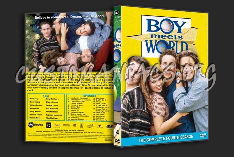 Boy Meets World - The Complete Series (spanning spine) dvd cover