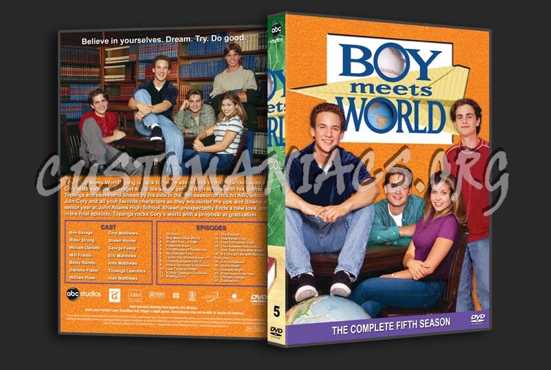 Boy Meets World - The Complete Series (spanning spine) dvd cover