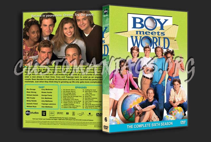 Boy Meets World - The Complete Series (spanning spine) dvd cover