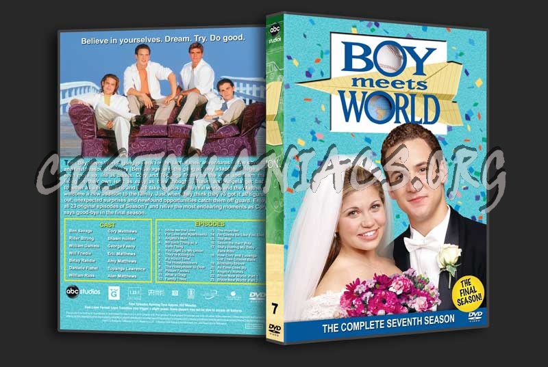 Boy Meets World - The Complete Series (spanning spine) dvd cover