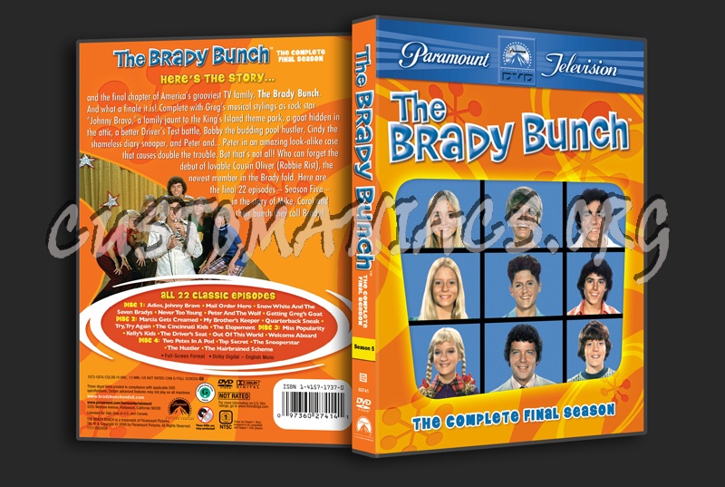 The Brady Bunch Season 5 dvd cover