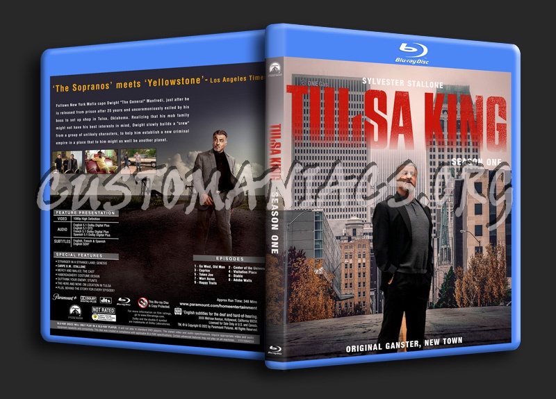 Tulsa King - Season 1 blu-ray cover