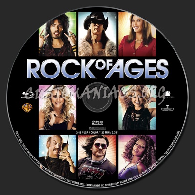 Rock of Ages blu-ray label