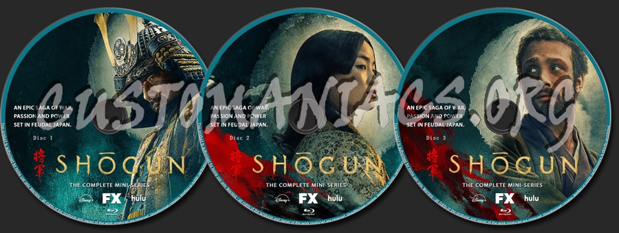 Shogun Season 1 blu-ray label