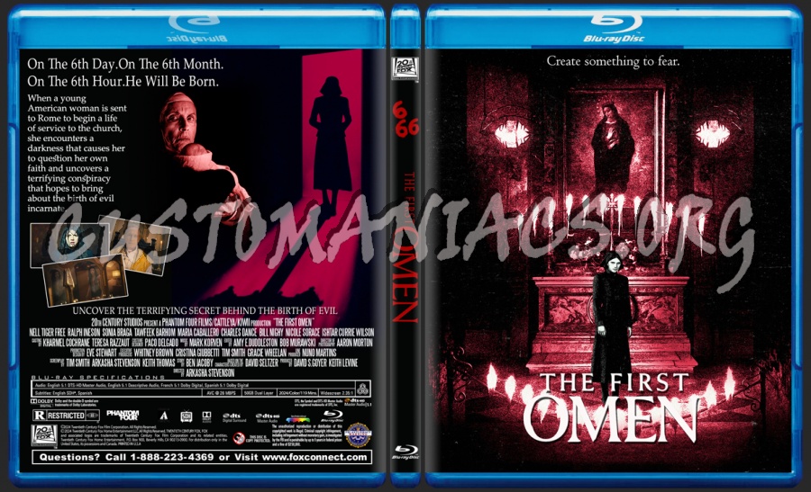 The First Omen blu-ray cover