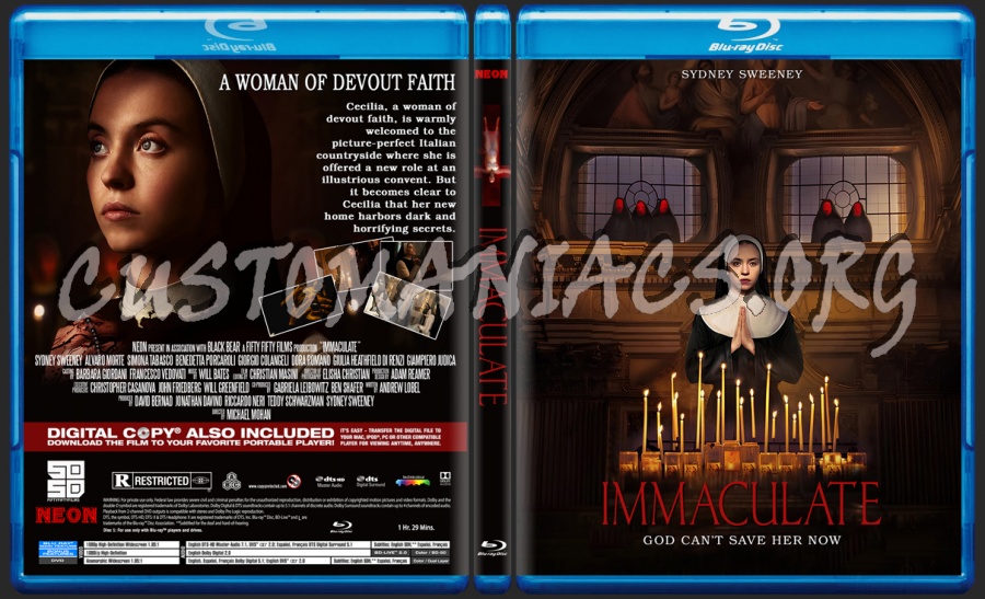 Immaculate blu-ray cover