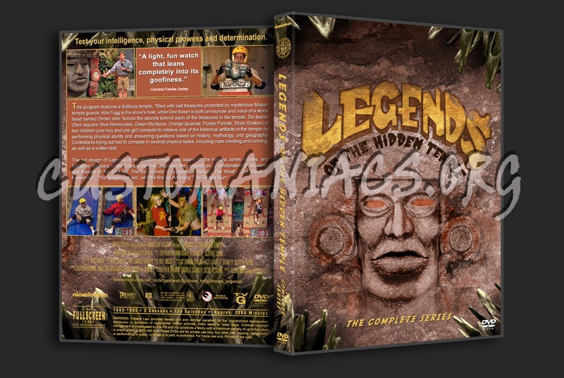 Legends of the Hidden Temple: The Complete Series dvd cover