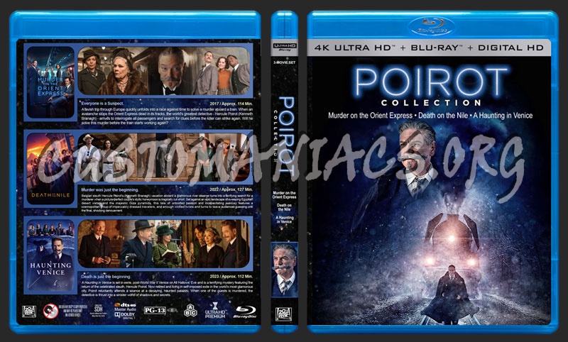 Poirot Collection 4K blu-ray cover
