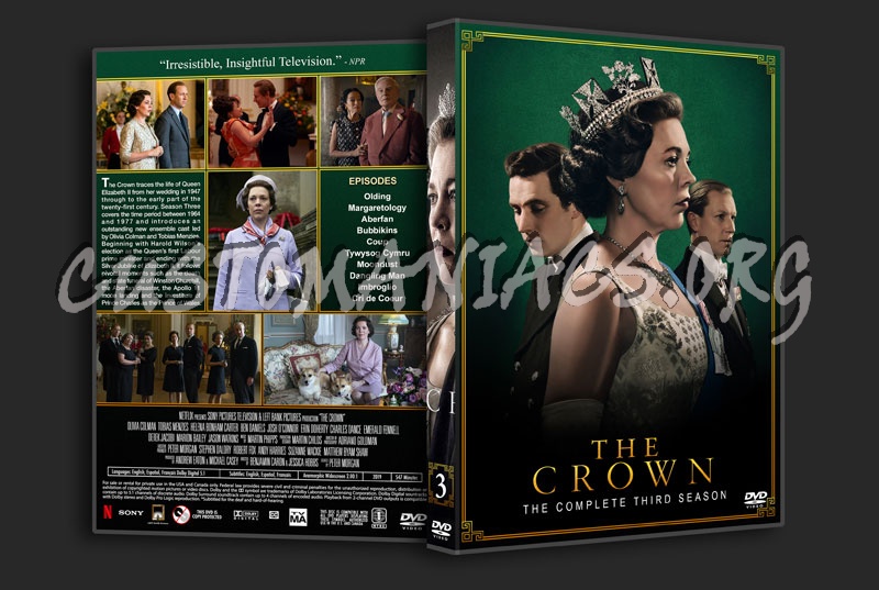 The Crown - The Complete Series (spanning spine) dvd cover